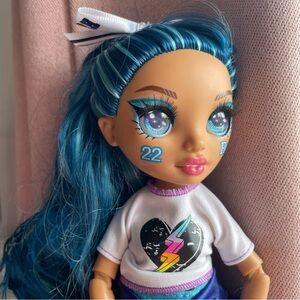 Rainbow High Doll Blue Hair